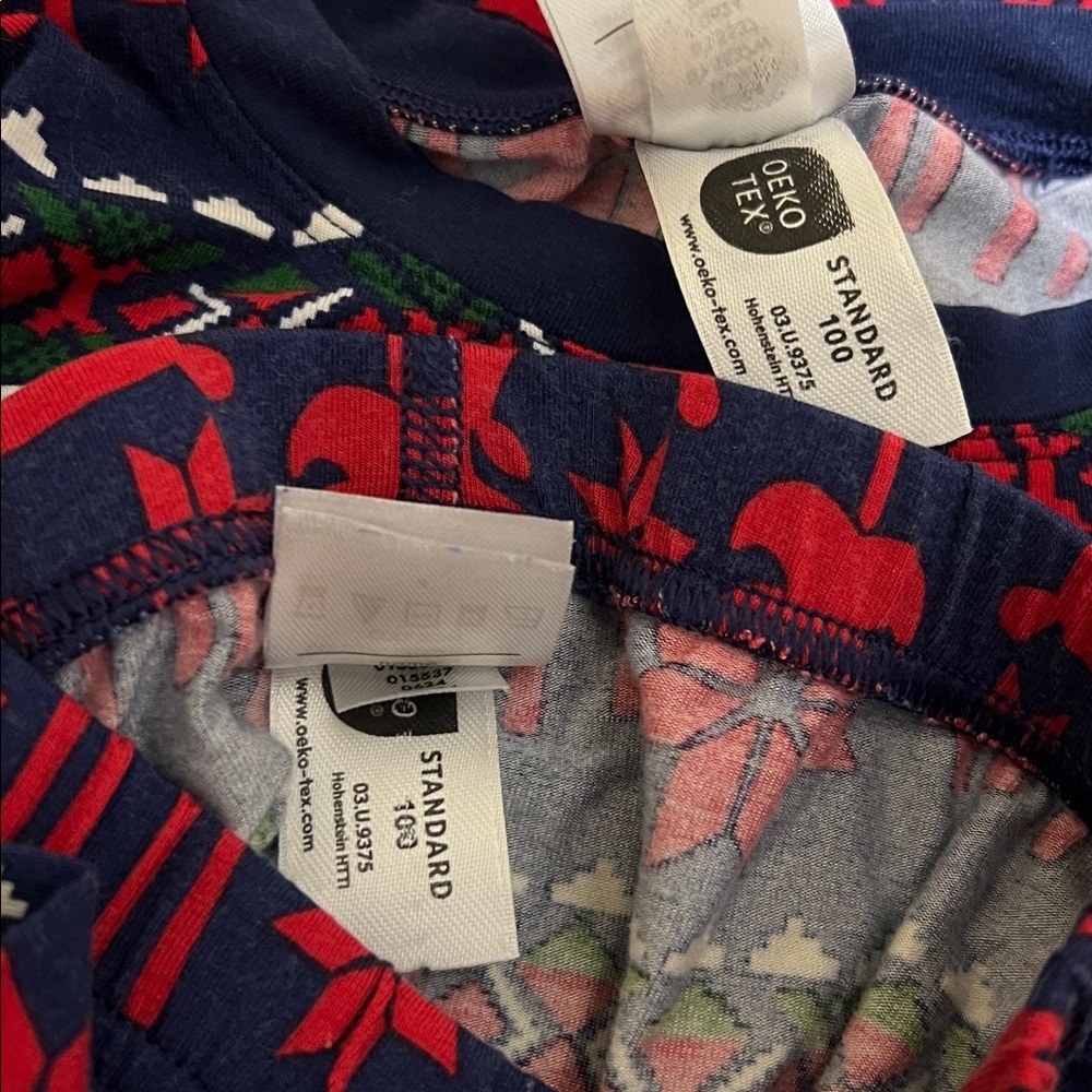 BOGO Hanna Andersson Holliday Hannasoft pajama set size 5  UNISEX - Picture 7 of 7